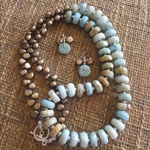 Spring Necklace and Earrings